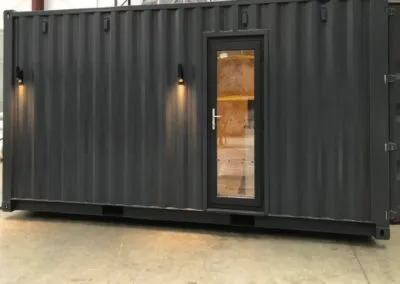 Shipping Container Home Office Conversion