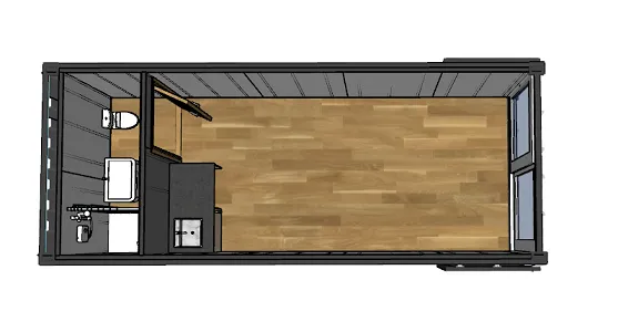 Shipping Container Office Conversion